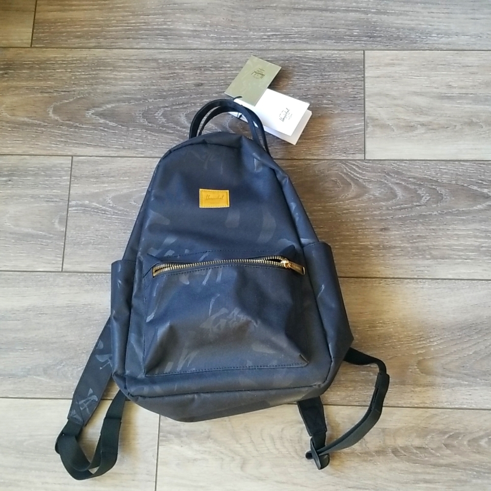 Herschel Nova Small Backpack in Black Asian Print - Limited Edition
